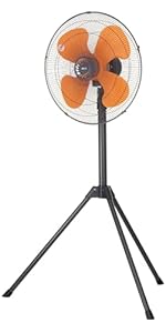 Amazon | 広電(KODEN) 工業扇 工場扇 業務用扇風機 三脚型 45cm 樹脂